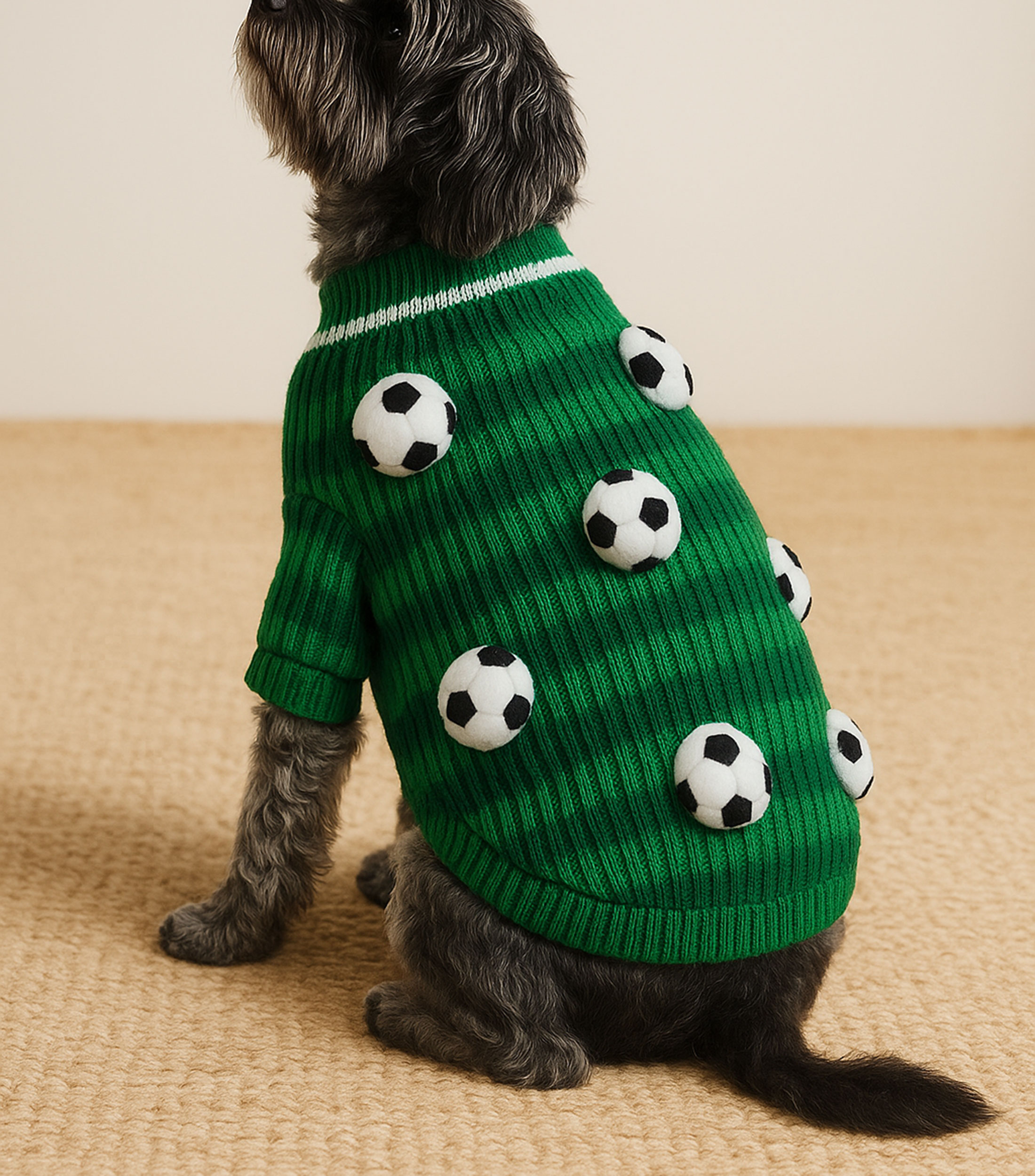Suéter para perro Soccer